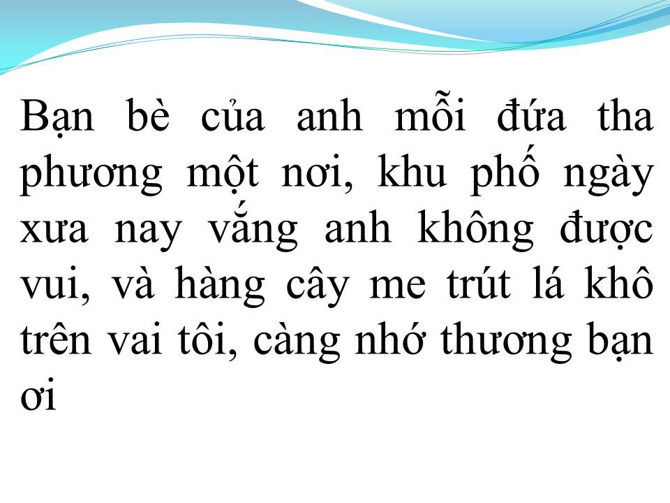 Lời bài hát GIỌT BUỒN KHÔNG TÊN