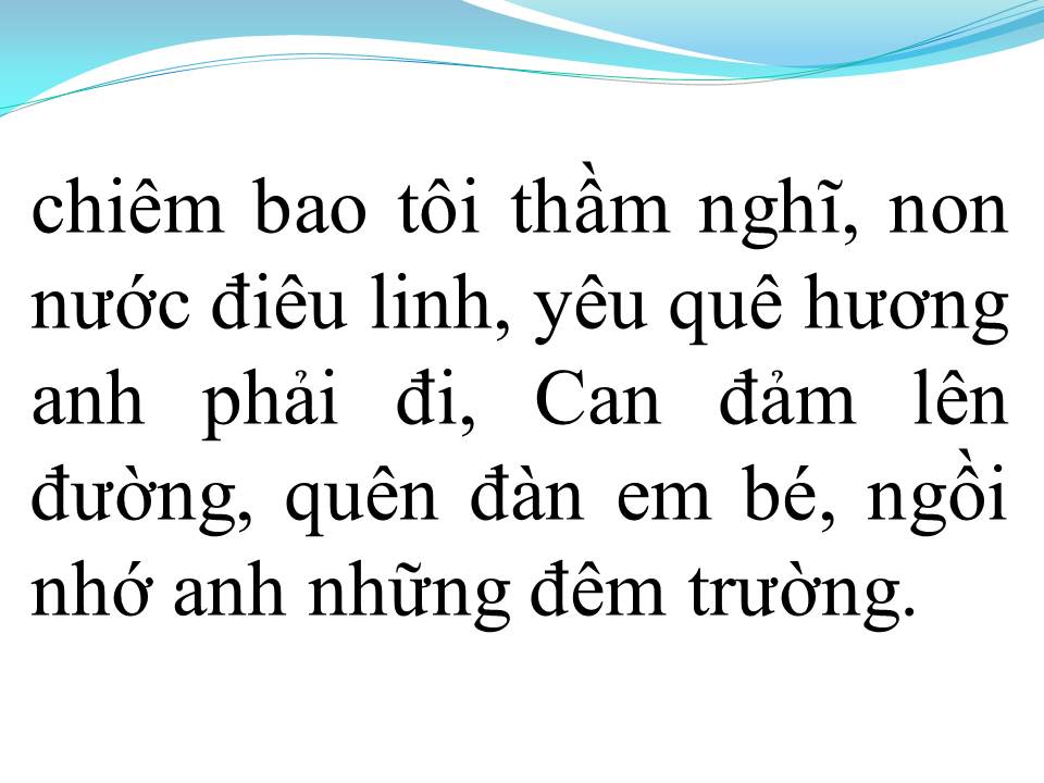 Lời bài hát GIỌT BUỒN KHÔNG TÊN