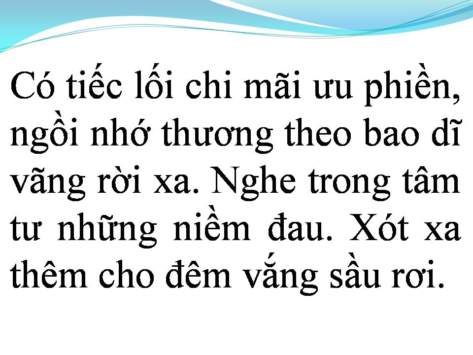 Lời bài hát GIỌT ĐẮNG TÌNH YÊU