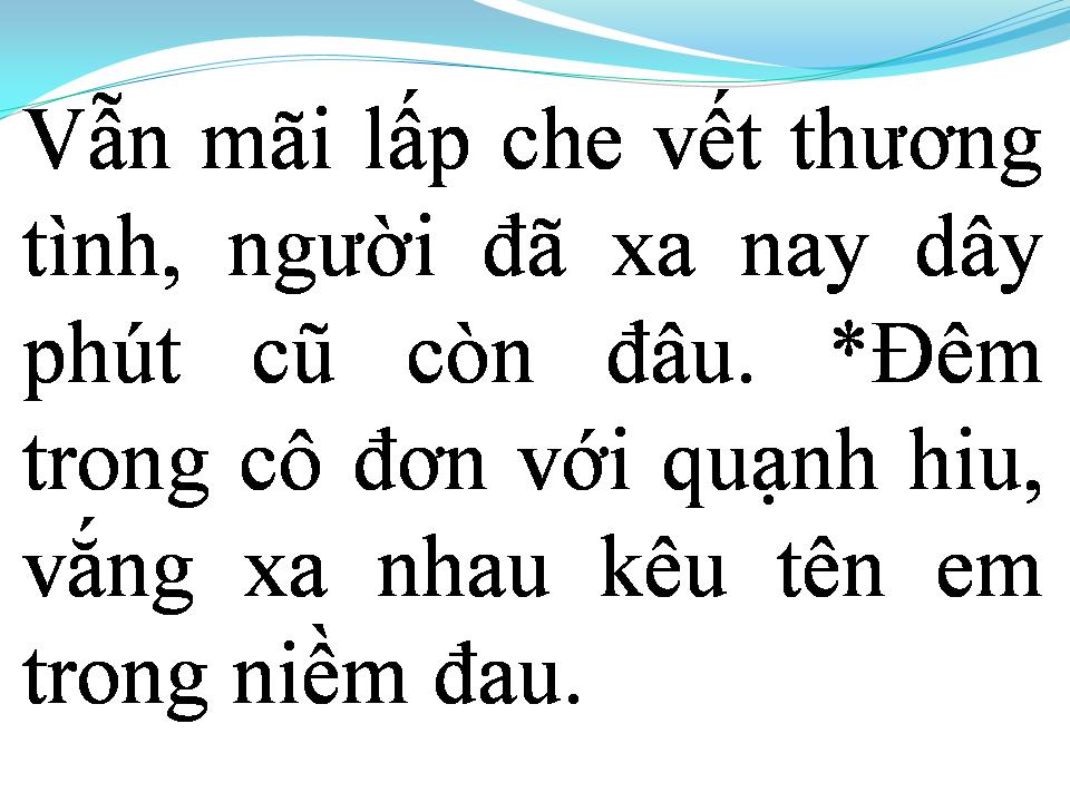 Lời bài hát GIỌT ĐẮNG TÌNH YÊU