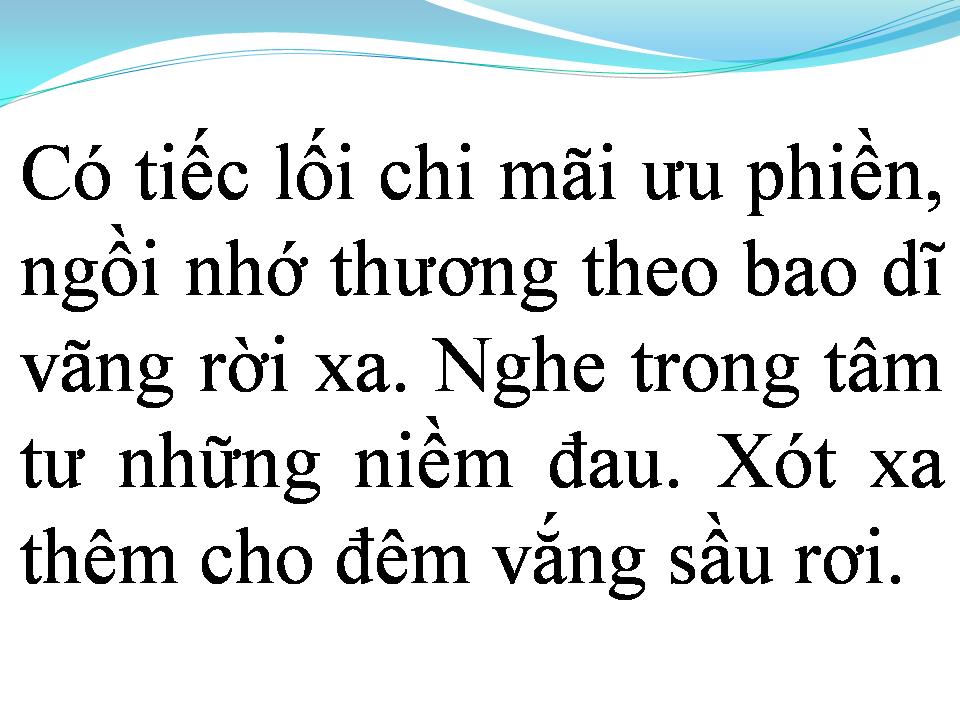 Lời bài hát GIỌT ĐẮNG TÌNH YÊU