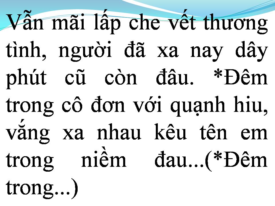 Lời bài hát GIỌT ĐẮNG TÌNH YÊU