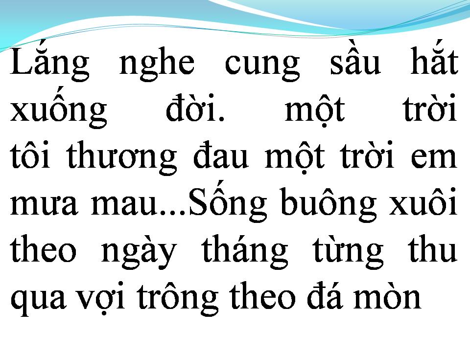 Lời bài hát GIỌT LỆ CHO NGÀN SAU
