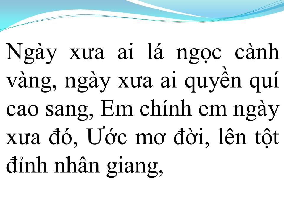 Lời bài hát GIỌT LỆ ĐÀI TRANG