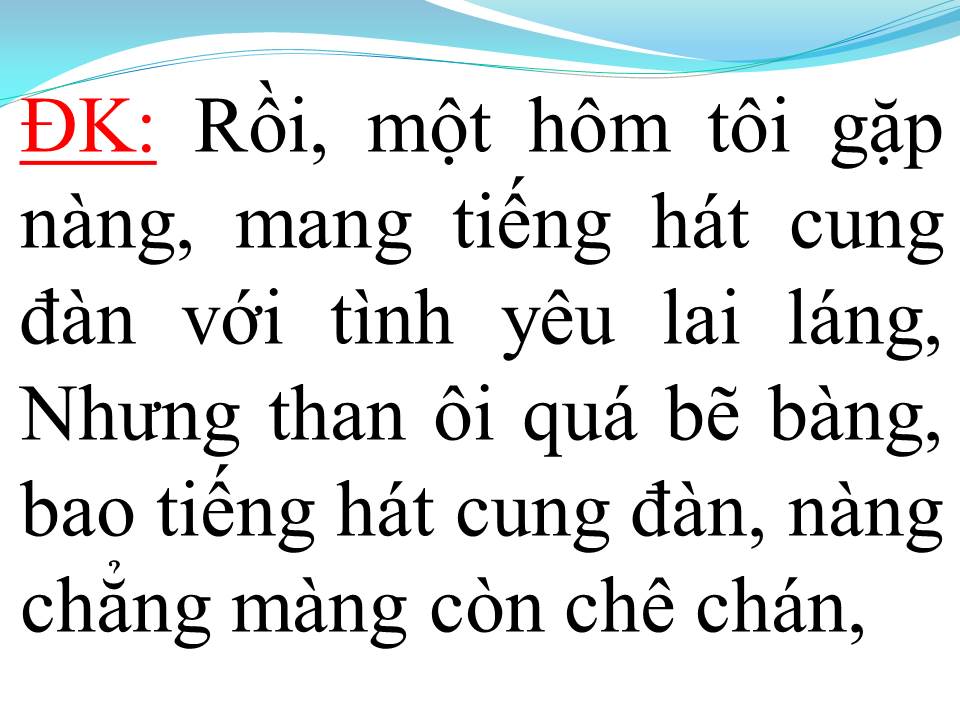 Lời bài hát GIỌT LỆ ĐÀI TRANG