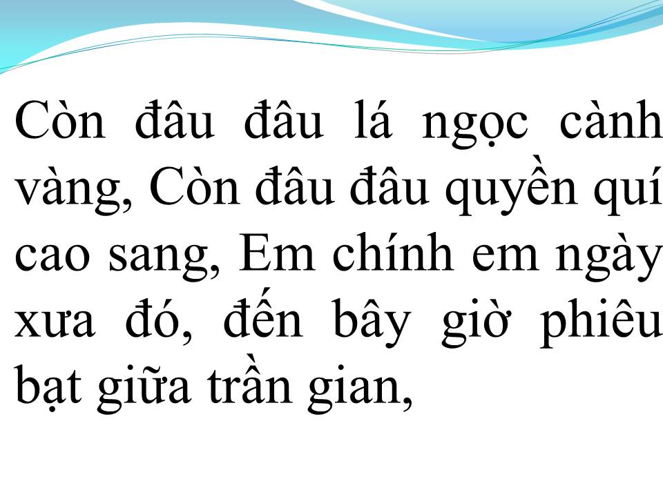 Lời bài hát GIỌT LỆ ĐÀI TRANG