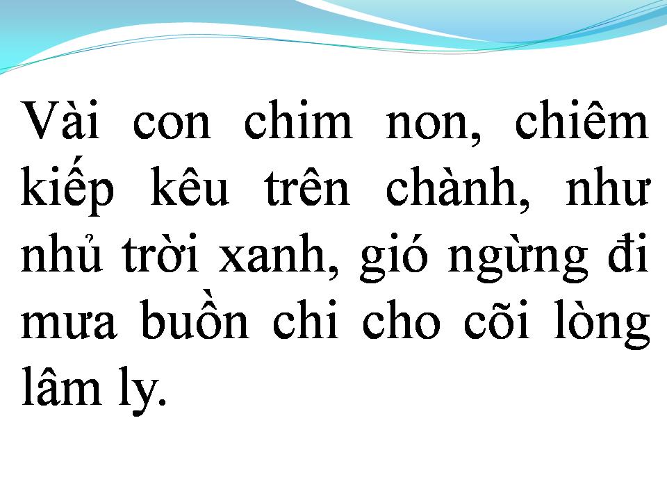 Lời bài hát GIỌT MƯA THU