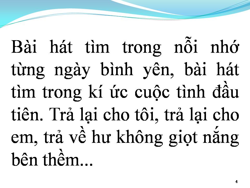 Lời bài hát GIỌT NẮNG BÊN THỀM