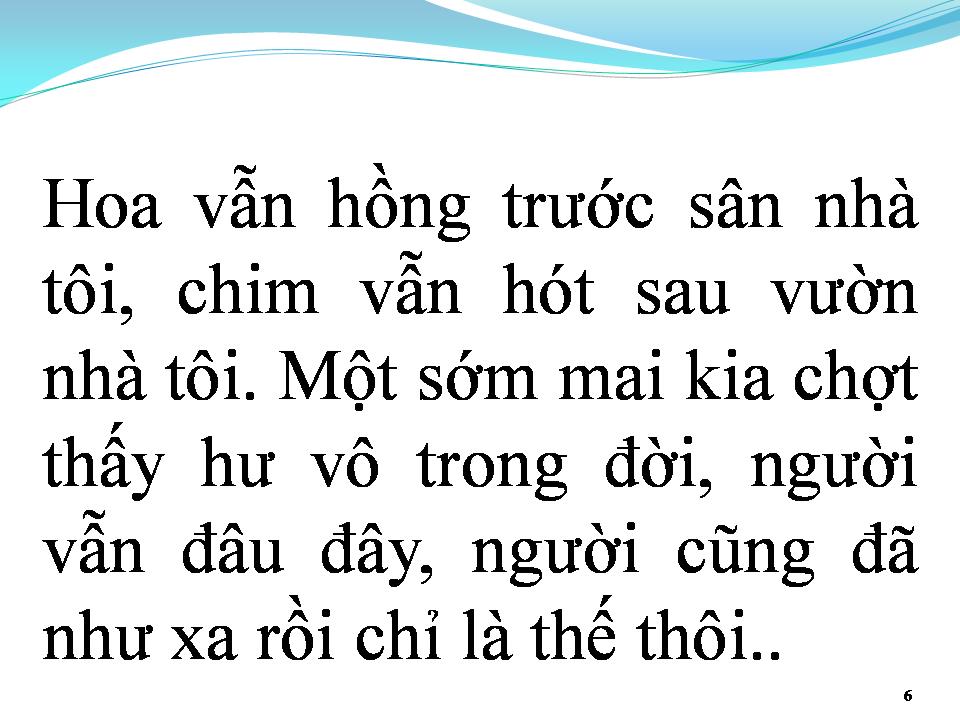 Lời bài hát GIỌT NẮNG BÊN THỀM