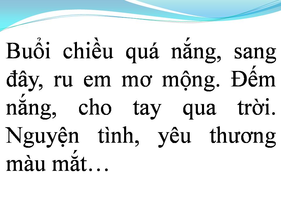 Lời bài hát GIỌT NẮNG HỒNG