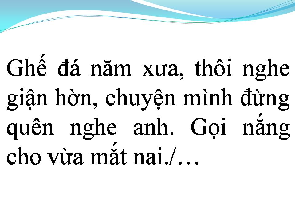 Lời bài hát GIỌT NẮNG HỒNG