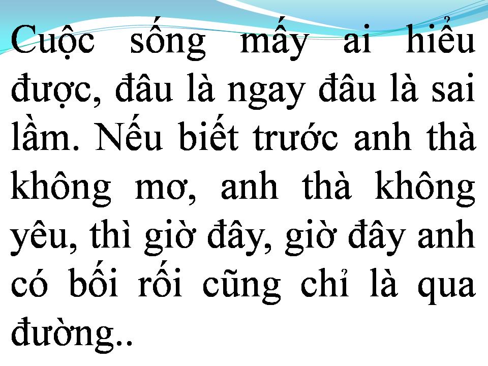 Lời bài hát GIỌT NƯỚC MẮT CHẢY NGƯỢC