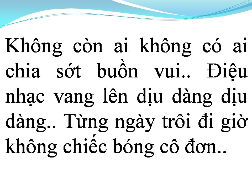 Lời bài hát GIỌT NƯỚC MẮT CHO ĐỜI