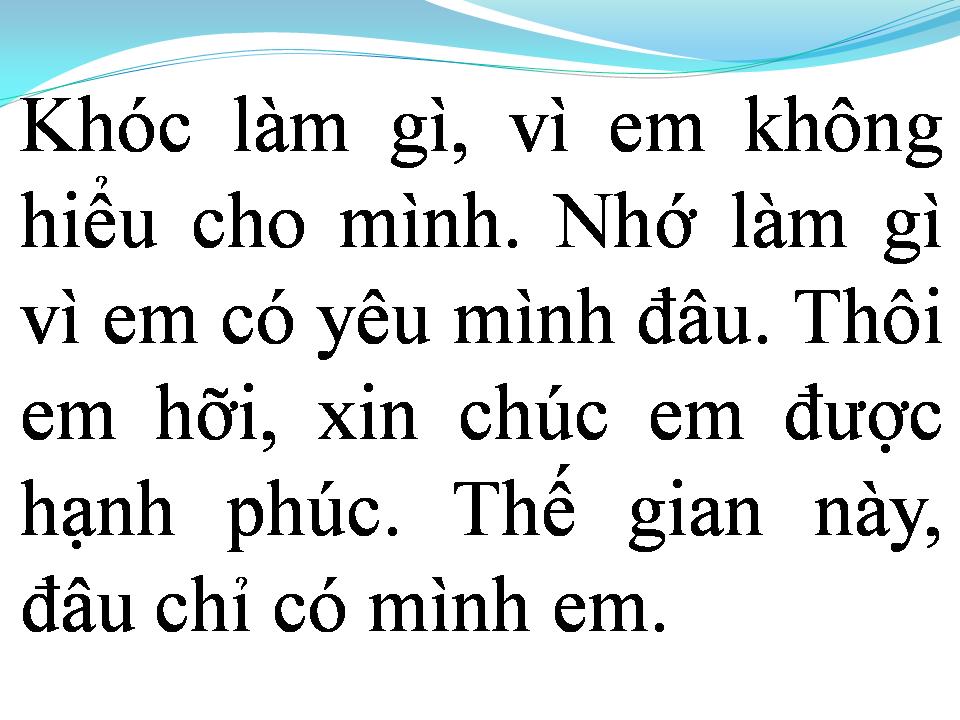 Lời bài hát GIỌT NƯỚC MẮT ĐÀN ÔNG