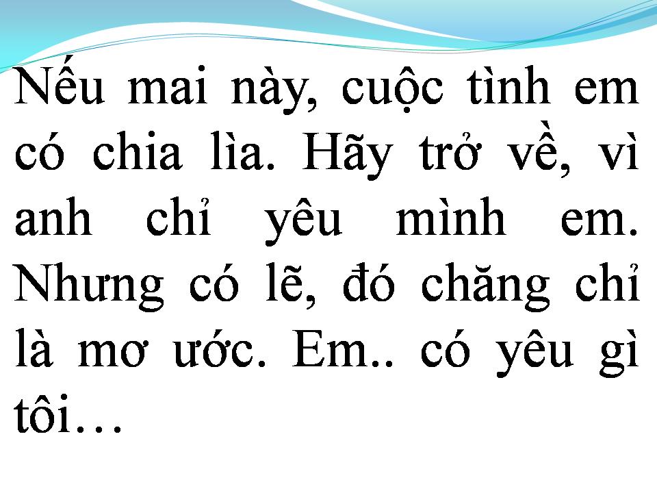 Lời bài hát GIỌT NƯỚC MẮT ĐÀN ÔNG