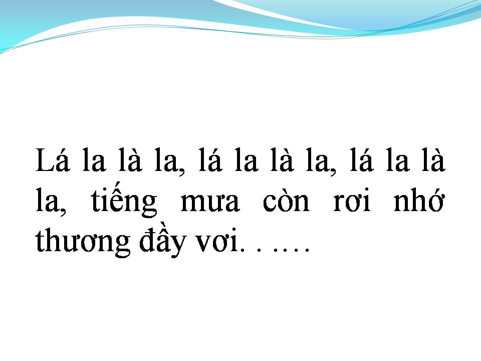 Lời bài hát GIỌT SẦU TRONG MƯA