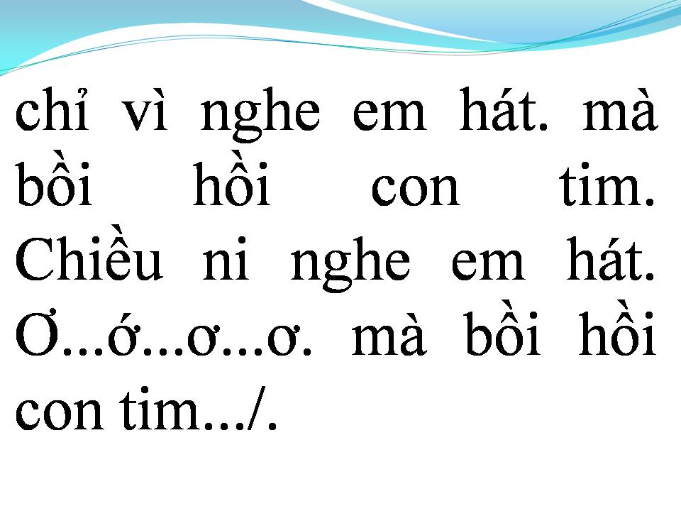 Lời bài hát GIỮA MẶC TƯ KHOA NGHE CÂU HÒ NGHỆ TĨNH