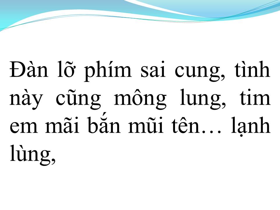 Lời bài hát GÕ CỬA TRÁI TIM