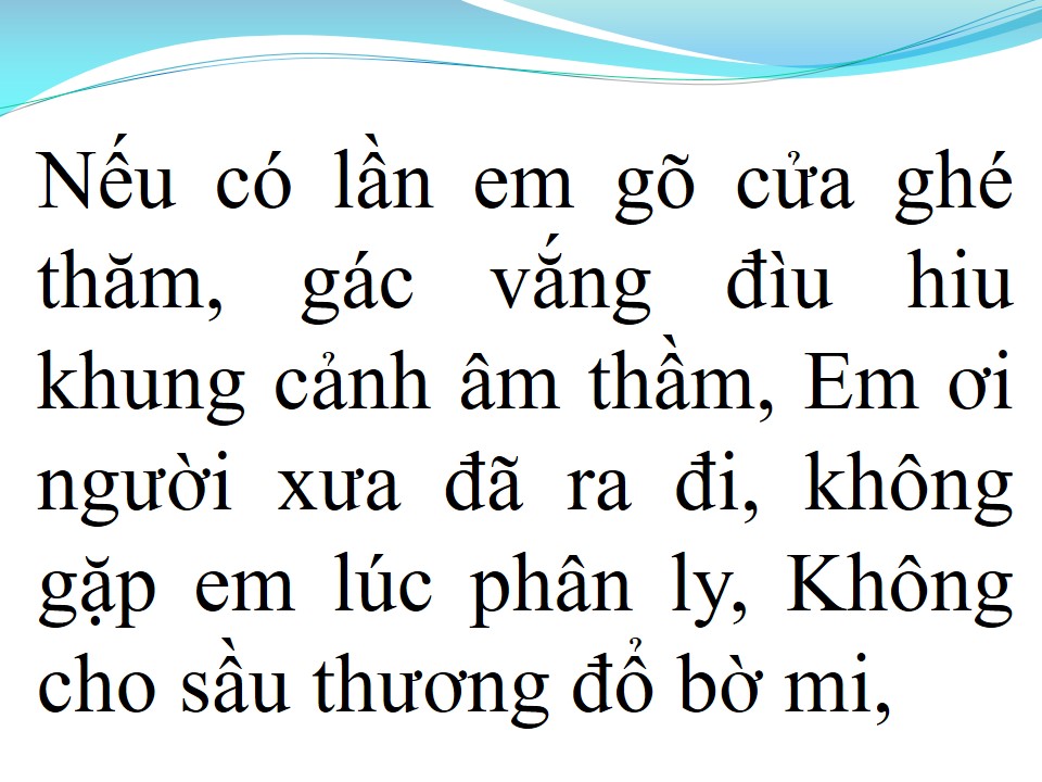 Lời bài hát GÕ CỬA