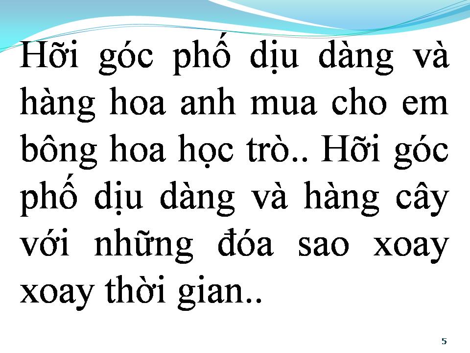 Lời bài hát GÓC PHỐ DỊU DÀNG