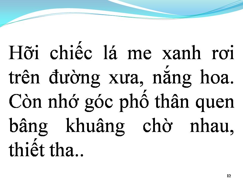 Lời bài hát GÓC PHỐ DỊU DÀNG