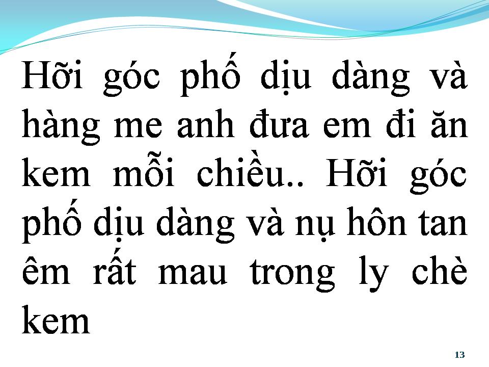 Lời bài hát GÓC PHỐ DỊU DÀNG
