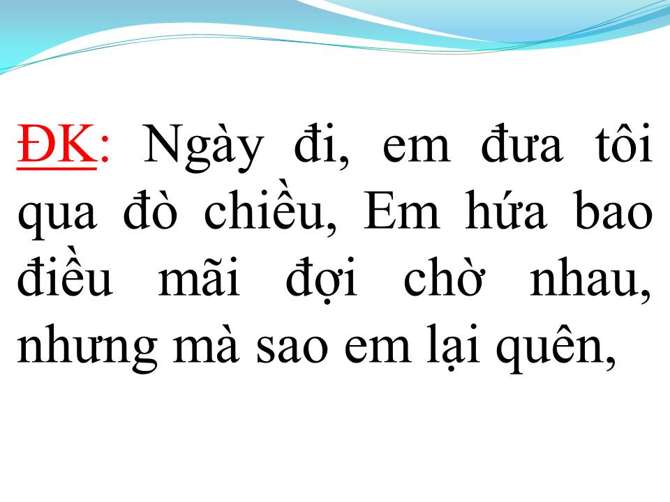 Lời bài hát GỌI ĐÒ