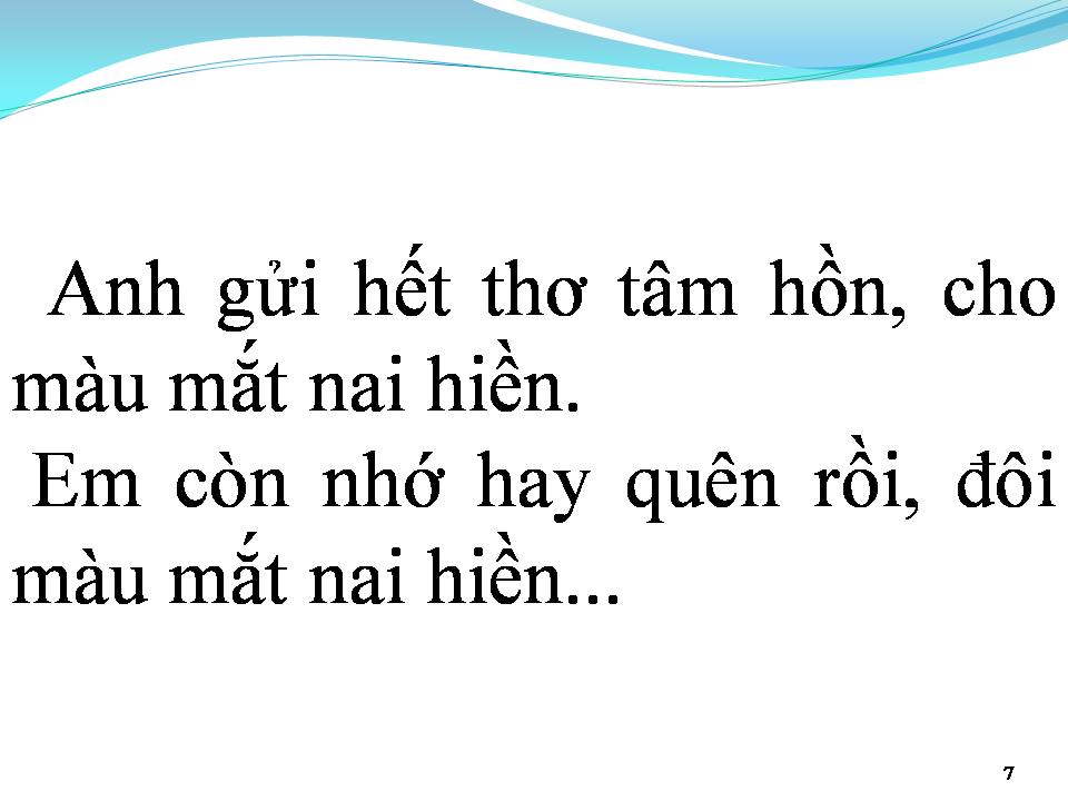 Lời bài hát GỞI ĐÔI MẮT NAI 