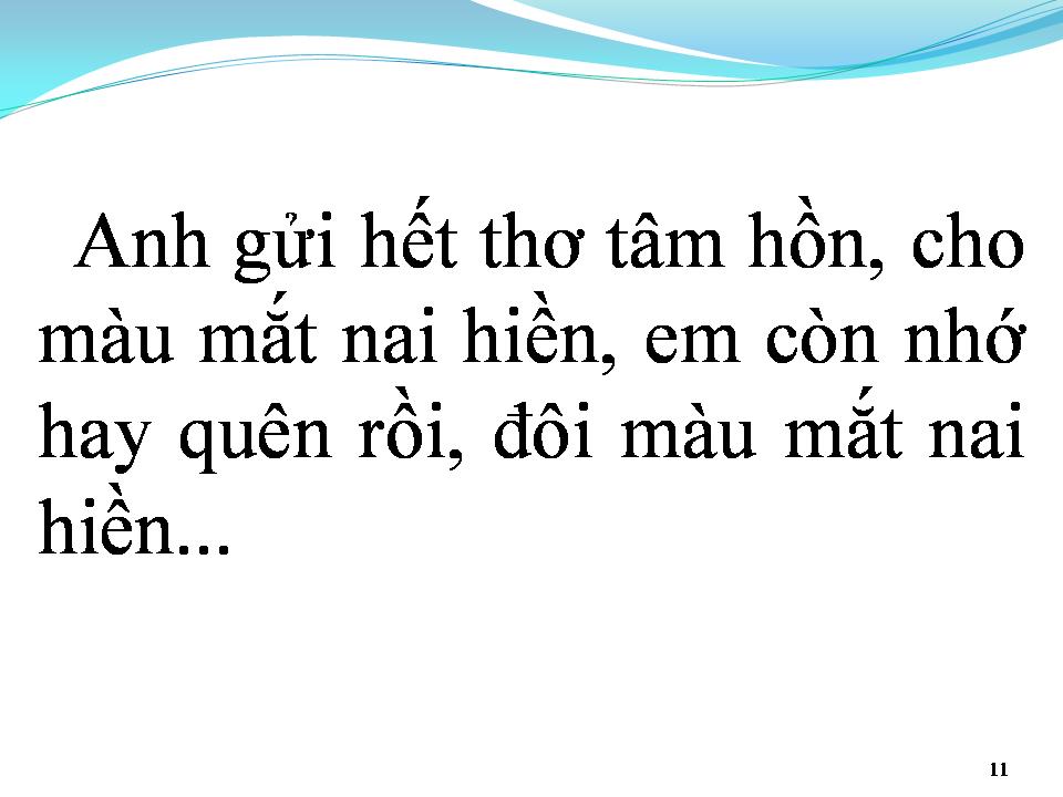 Lời bài hát GỞI ĐÔI MẮT NAI 