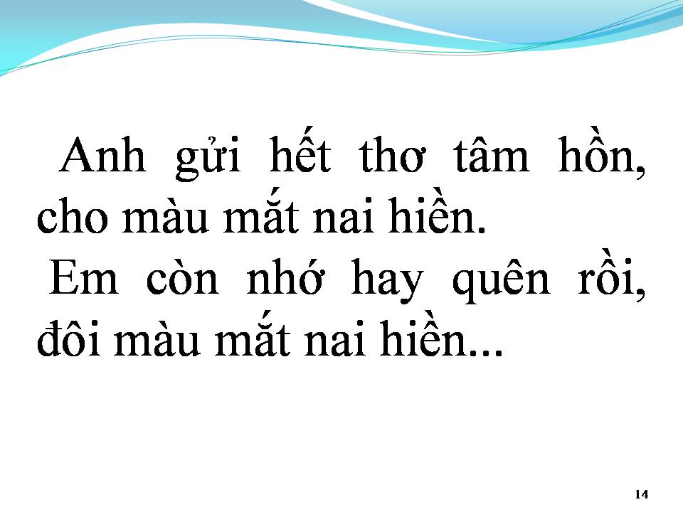 Lời bài hát GỞI ĐÔI MẮT NAI 