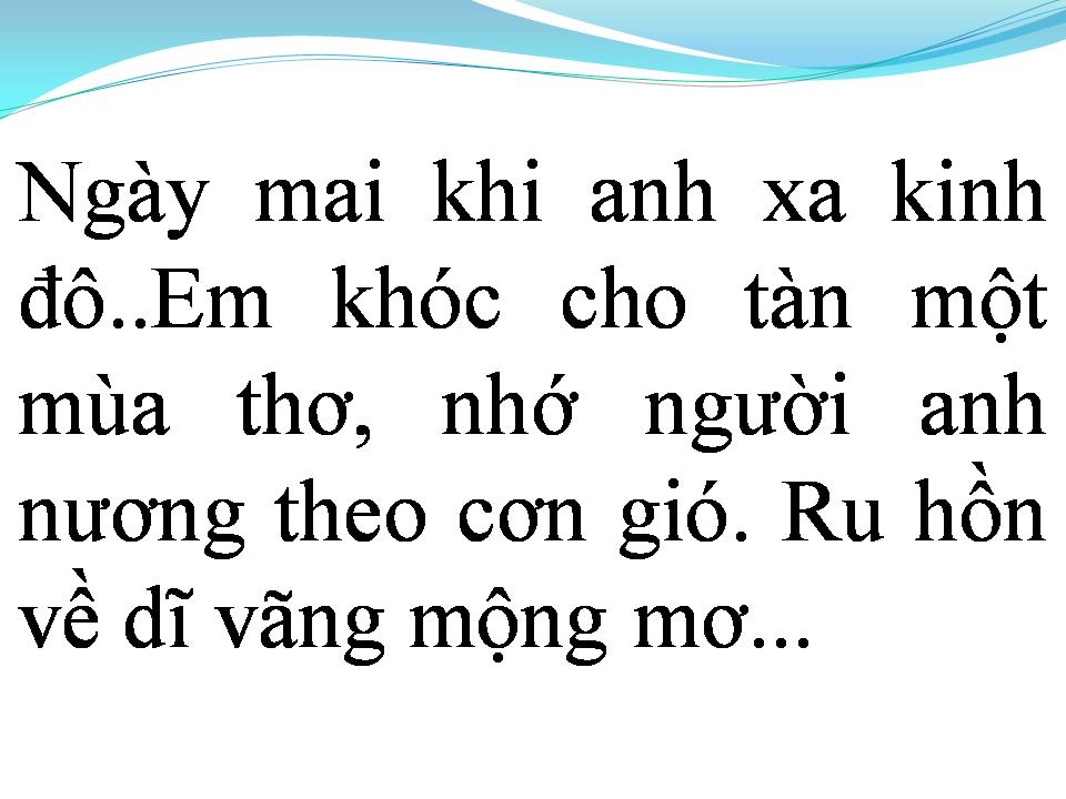Lời bài hát GỢI GIẤC MƠ XƯA