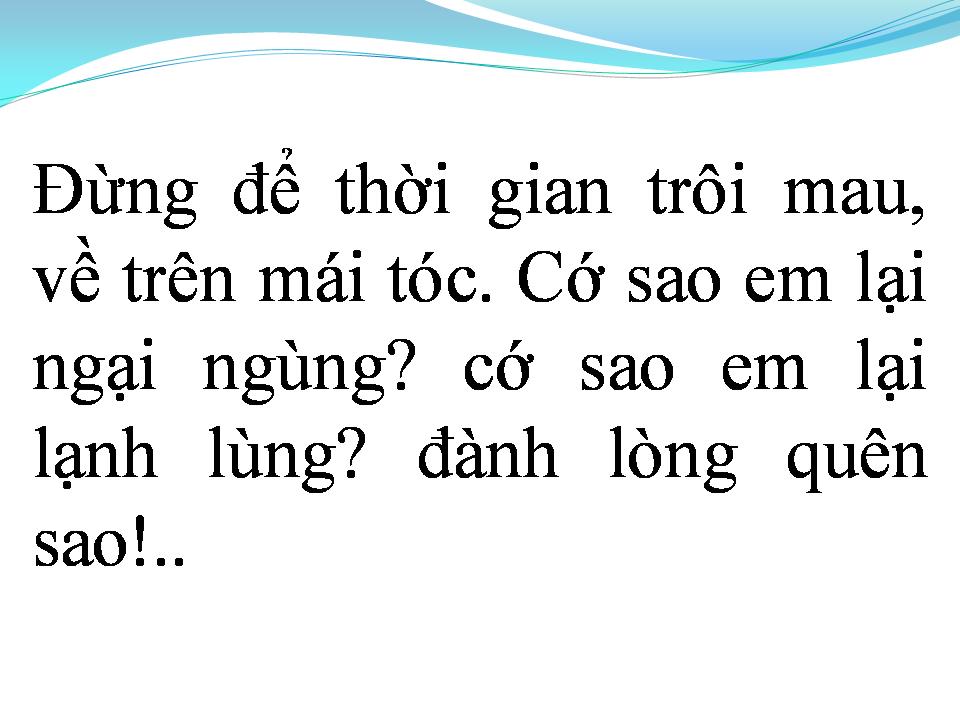Lời bài hát GỞI NGƯỜI TÔI YÊU