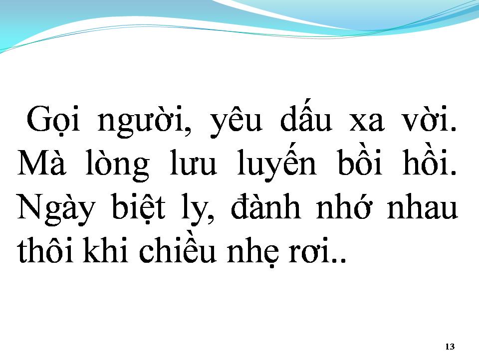 Lời bài hát GỌI NGƯỜI YÊU DẤU