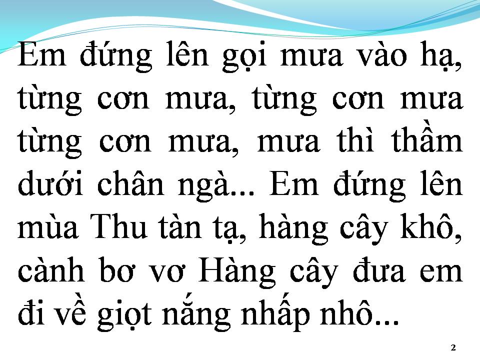 Lời bài hát GỌI TÊN BỐN MÙA