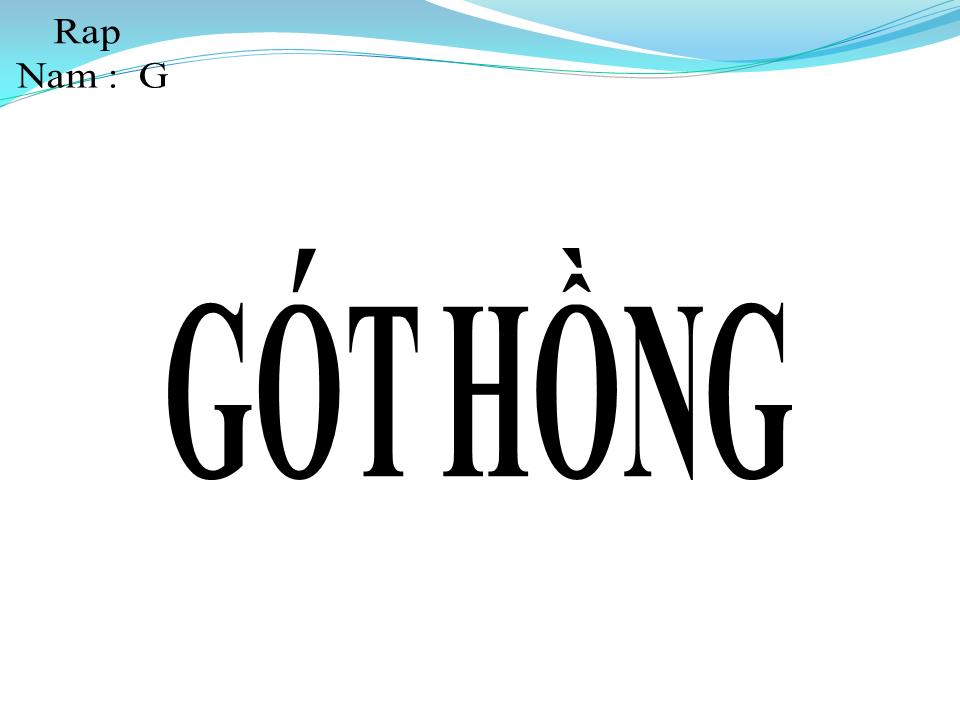 Lời bài hát GÓT HỒNG