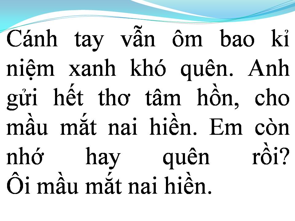 Lời bài hát GỬI ĐÔI MẮT NAI