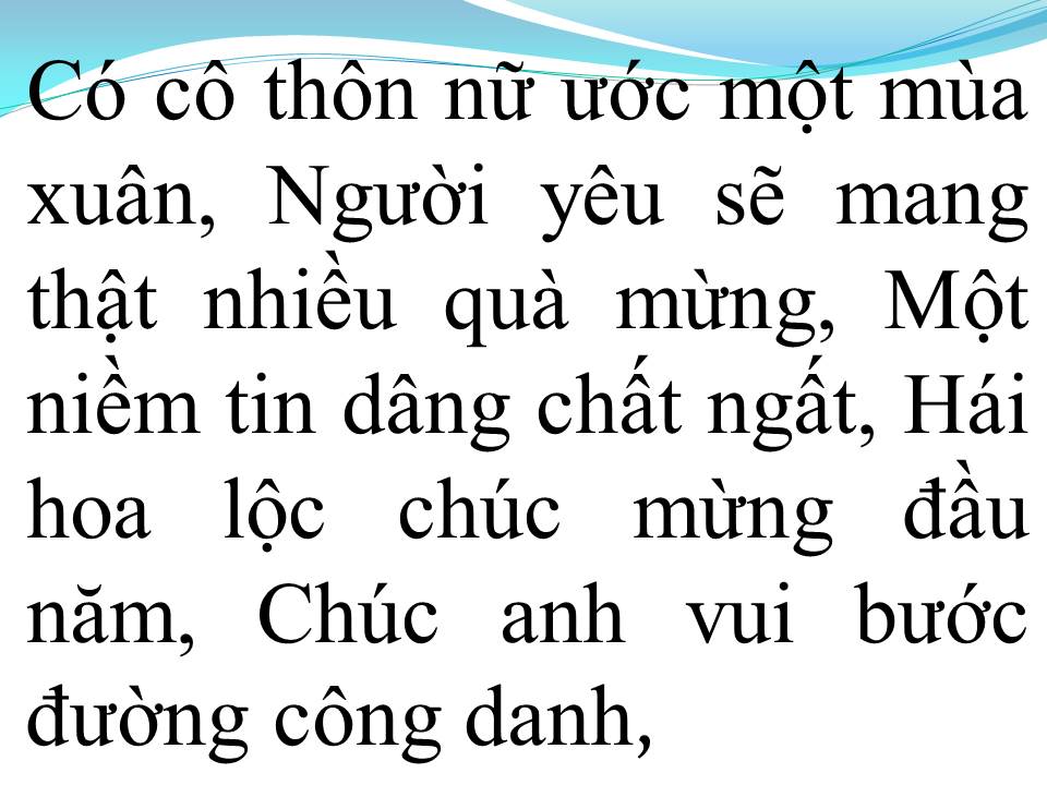 Lời bài hát NGÀY XUÂN TÁI NGỘ