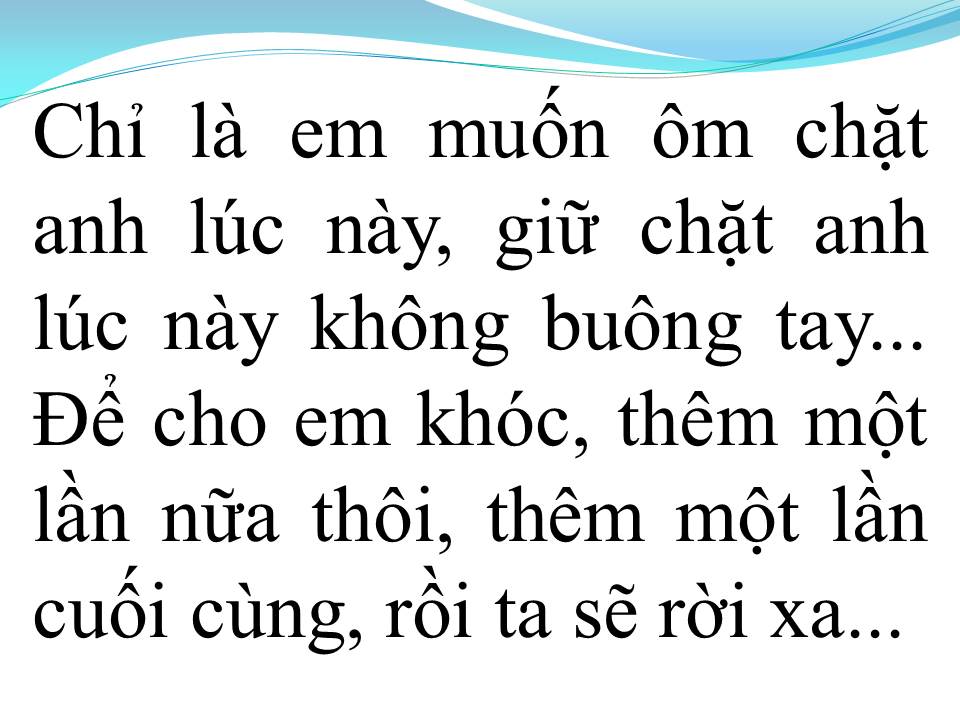 Lời bài hát ĐỂ CHO EM KHÓC 