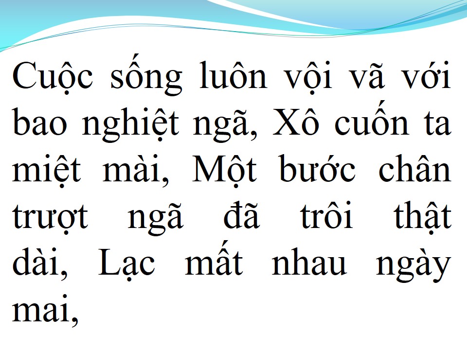 Lời bài hát ĐỂ NHỚ MỘT THỜI TA ĐÃ YÊU
