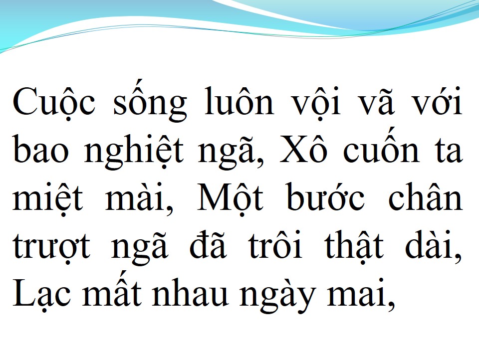 Lời bài hát ĐỂ NHỚ MỘT THỜI TA ĐÃ YÊU