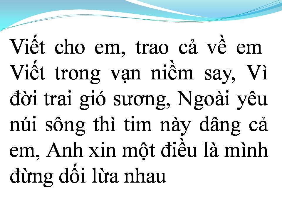 Lời bài hát ĐÊM DÀI CHIẾN TUYẾN