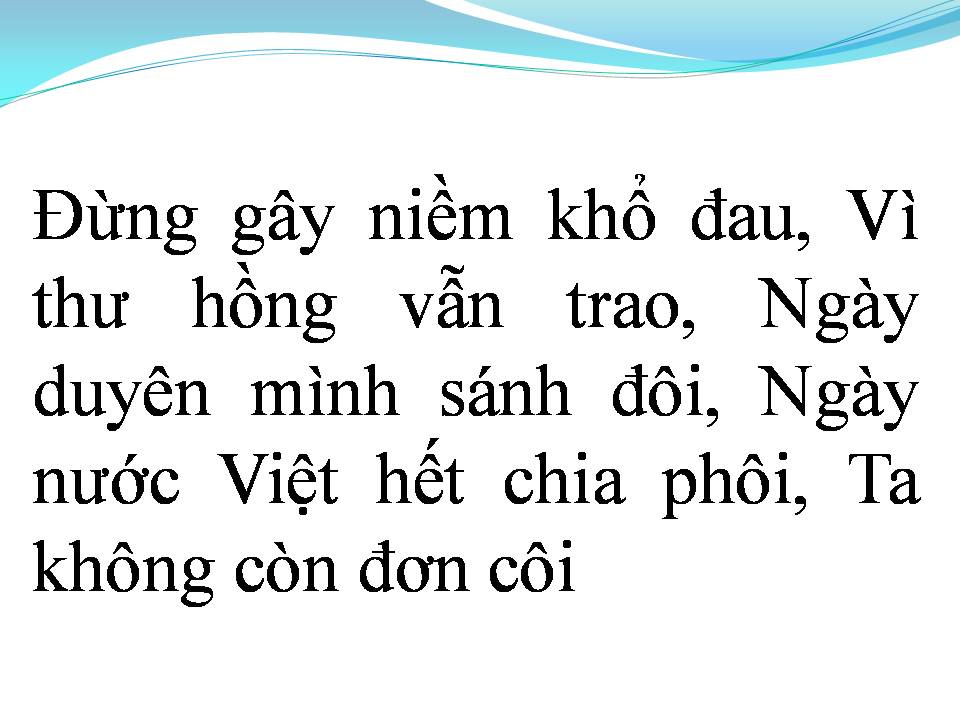 Lời bài hát ĐÊM DÀI CHIẾN TUYẾN