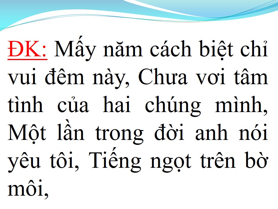 Lời bài hát ĐÊM TÂM SỰ