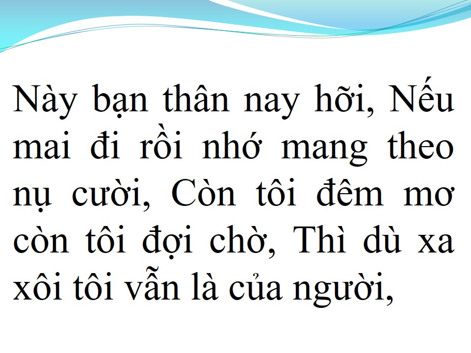 Lời bài hát ĐÊM TÂM SỰ