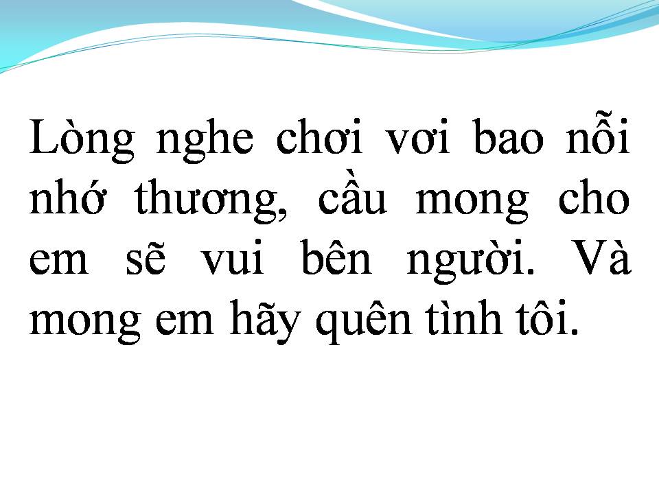 Lời bài hát DĨ VÃNG NHẠT NHÒA
