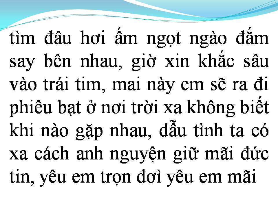 Lời bài hát ĐỢI EM