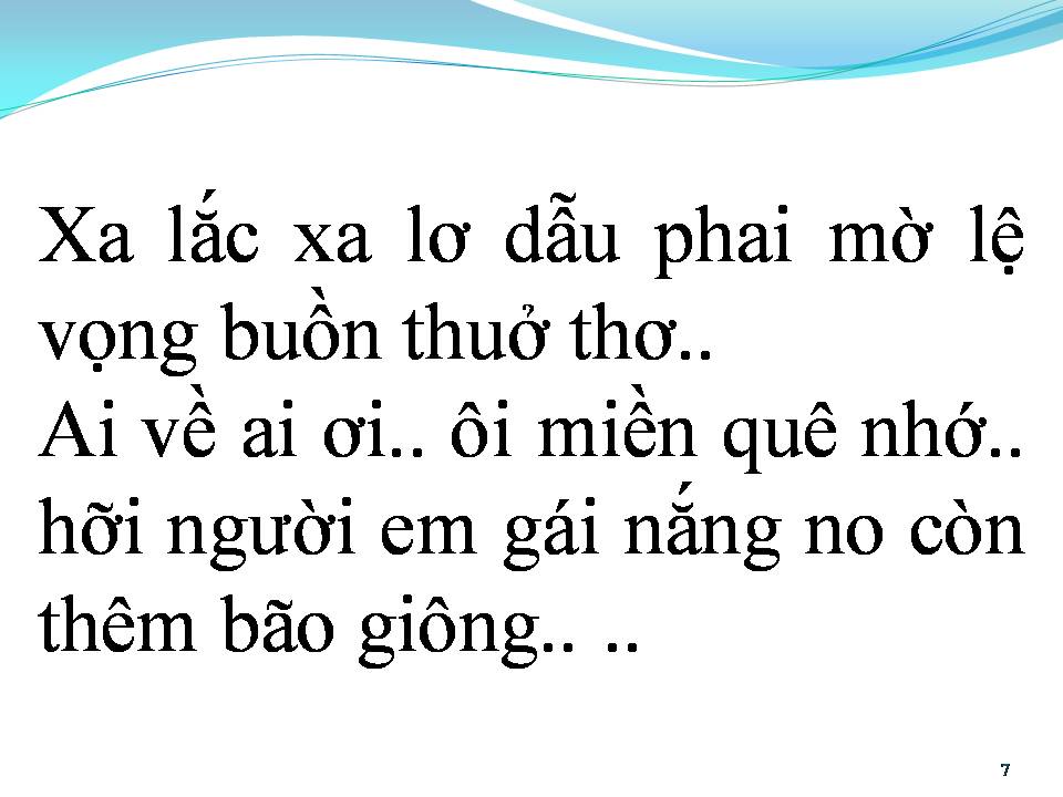Lời bài hát ĐƯỜNG VỀ MIỀN TRUNG