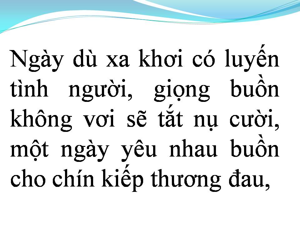 Lời bài hát DUYÊN THỀ