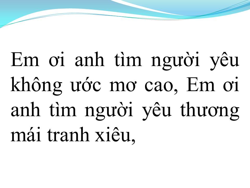 Lời bài hát TÌNH NGHÈO CÓ NHAU