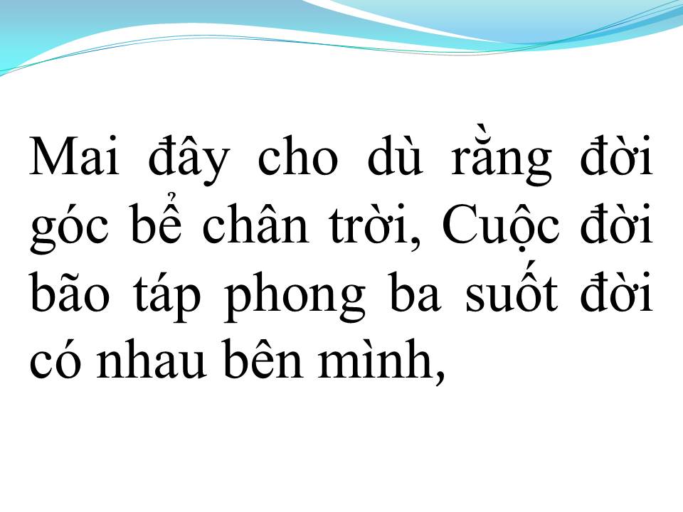 Lời bài hát TÌNH NGHÈO CÓ NHAU